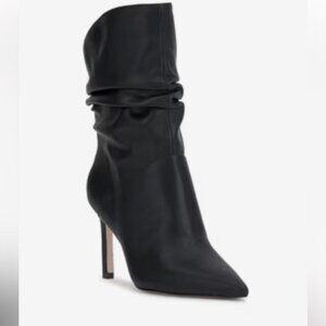 Jessica Simpson Women's Lesley Slouchy Pointy Toe Dress Booties Black Size 7 1/2